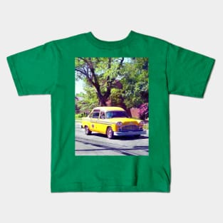 Vintage Taxi Kids T-Shirt